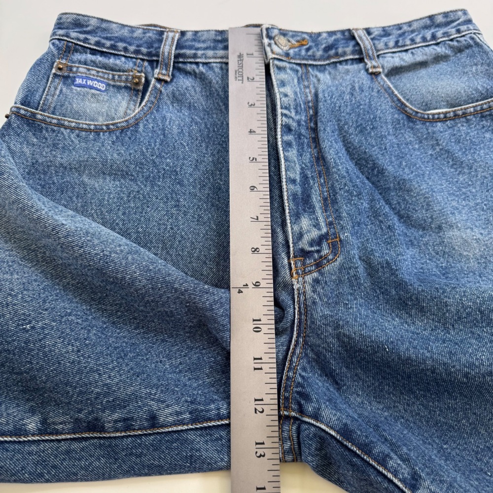Texwood Jaxwood Jeans Women 32 Blue Good High Waisted Vintage Straight Leg Denim - Picture 11 of 14